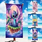 Lilo & Stitch Print Large Microfibre Beach Bath Towel Lightweight Swim Towels