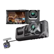 Car 3 Lens Dash Cam Front/Rear/Inside Video Loop DVR Recorder Camera G-Sensor (for: Volvo)