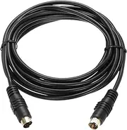 uxcell S Video Cable 10ft, 4 Pin S-Video Cable Male to Male Gold Plated Connector Transfer for TV Receiver Monitor S-VHS VCR DVD