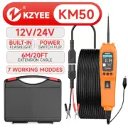 KZYEE KM50 Car Truck PowerScan Automotive Electrical Tester Circuit Tester 20FT