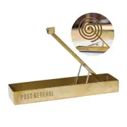 Post General Brass Mosquito Insect Repellent Coil Holder