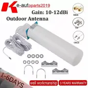 Dual SMA TS9 CRC9 Male 3G 4G LTE Signal Booster Antenna Outdoor Fixed Wall Mount