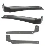 OEM 16-18 Chevrolet Camaro Front Splash Guard Mud Flaps Nightfall Gray 23436517