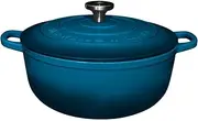 Maxwell & Williams Cast Iron Round Casserole Midnight Blue 28cm / 6.2L Gift Boxed
