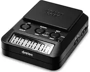 dretec Learning Timer, for Studying, Large Button, Count Function Until The Target Date, Black, Officially Tested in Japan(1 Starter AAA Battery Included)