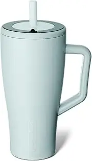 Blue Mate Era Blue Agave 30 oz (880 ml) Vacuum Straw Tumbler, Ice Will Remain Even Over 24 Hours! Incredible Cold Retention, Locking Lid That Won't Leak Even Upside Down, Can Be Used for Carbonation,