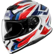 Neotec 3 Anthem TC-10 White Red Blue Flip Up Helmet