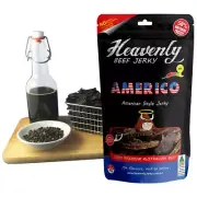 AMERICAN STYLE - AMERICO 100% Premium Aust Dried BEEF JERKY - 85g 100g 1kg