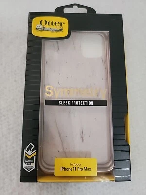 Otter Box Symmetry Series iPhone 11 Pro Max Phone Cover Light Pink Marble