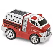 Kid Galaxy Jumbo Soft and Squeezable Fire Truck. Toddler Light and Sound Effects