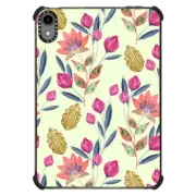 iPad mini (6th gen) iPad Impact Case Chartreuse Victorian Elegance iPad folio case