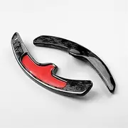 Carbon Fiber Car Steering Wheel Shift Paddle Paddle Shifter Extension Shift Knob Decorate for Carrera 2012 2013 2014 2015 2016 Shift Paddles