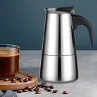 Stovetop Espresso Maker Stainless Steel Moka Pot Practical Portable Coffee Maker