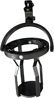 Bike Water Bottle Holder, Adjustable Stroller Cup Holder, Stable Beverage Cage, Rotatable, Adjustable, Auto Leveling Technology, ABS, Black/Red/Green/Yellow for Bicycles, Bikes, Prams, Wheelchair