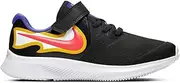 [Nike] Kids Star Runner 2 (GS) Sneaker (Black/Flame, 13)