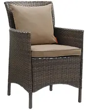 Modway Conduit Outdoor Patio Wicker Rattan Dining Armchair