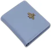 [Altally] Small Women Wallet RFID Blocking Bifold Pocket Wallet Slim Compact Ladies Purse Mini Wallets For Women, Blue, Rfid Wallet