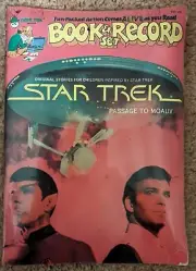1979 STAR TREK BOOK AND RECORD SET "PASSAGE TO MOAUV"-Peter Pan Records sealed