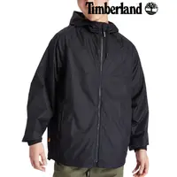 在飛比找蝦皮購物優惠-Timberland 男款黑色樹型LOGO防水連帽外套