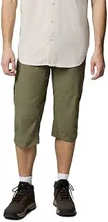 [Columbia] Men's Silver Ridge 2 Capri Cropped Hiking Trousers, Stone Green, W38/L21