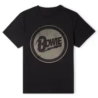 在飛比找蝦皮購物優惠-David Bowie Circle 徽標 T 恤