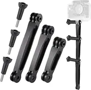 [Zocipro] 3-in-1 Extension Arm Mount Kit, Aluminum Alloy Pivot Arm Compatible With GoPro Series, SJCAM and Other Action Cameras