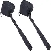 HONMEET 2 Pack Portable Hair Dryer Hat Long Tube Caps for Deep Conditioning