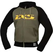 Rapid 1.0 Green Orange Motorcycle Zip Hoodie