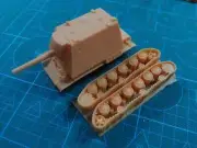 3DPrinted 1/72 S series Assault self-propelled gun U-19 Tank Model Kit Unpainted