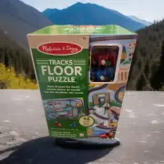 Melissa & Doug Kids Floor Tracks Puzzle 48 pcs Around the World LIMITED EDITION