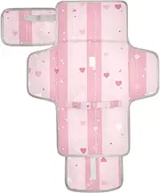 Reusable Changing Pads with Tissue Pocket Portable Baby Changing pad for Moms, Dads