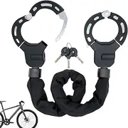 Electric Scooter Lock - Handcuff Lock, Heavy Duty Folding Scooter Lock U Lock | Waterproof Anti-Theft Chain Lock, Quick Release Accessories Cycling Gear Scooter, , 35.43 Inch