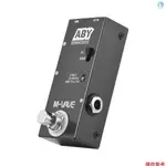 M-VAVE ABY LINE SELECTOR AB SWITCH 迷你吉他效果踏板 TRUE BYPASS 吉他貝司