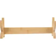 1 Set of Flute Storage Rack Wooden Stand Desktop Rack Display