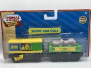 Thomas & Friends Wooden Railway Train SODOR ZOO CARS Lion & Hippo 2011 NEW