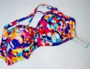 NEW WITH TAGS LADIES SEAFOLLY AVANT GARDEN BIKINI TOP SIZE 14