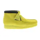 Clarks Wallabee Boot 26162470 Mens Yellow Suede Lace Up Chukkas Boots