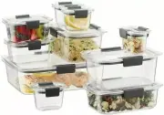 Sistema Brilliance Leakproof Food Storage Container Lunchbox 14pc Set