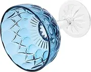HOLIDYOYO Glass Dessert Bowl Vintage Footed Sundae Cup for Ice Cream Pudding and Snacks High-Temperature Resistant Clear Glass Dish for Home and Party Use