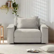Sydney Sofa Bed - Dove Grey / Long Single