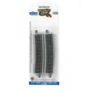 Bachmann EZ-Track ~ 33.25" Radius 12 Degree Curved ~ HO Scale ~ 4 Pieces ~ 44509