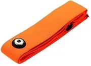Elastic Chest Belt Soft Strap Band for Polar Sport Running Gym Fitness Heart Rate Monitor for Bluetooth 4.0,Fitness Equipment (Color : Orange)