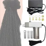 Dreadlock Maker Machine with 3 Head, Instant Dreadlock Machine for Locs, Instant Dreadlock Machine with 20 Automatic Crochet Needles, for Locs, 6/8/10mm Sizes