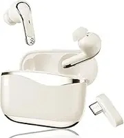 KASOTT New GameMaster Buds PM6 - Gaming Earbuds Headphones Wireless, Bluetooth 5.4, with ANC Active Noise Cancelling,2.4Ghz dongle, 25ms Low-Latency, for Meta Quest 2 (Beige)