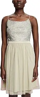 [ESPRIT] Mesh Mini Dress with Sequin top