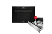 Midea 44L Built-in Compact Digital Touch Control Oven+Midea Warming Drawer