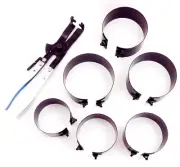 Piston Ring Compressor Tool Set - 6 Rings Range 2-7/8" - 4-3/8 inch (73 - 111mm)