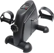 Mini Exercise Bike Indoor Fitness Bicycle Pedal Exerciser with LCD Display, Household Fitness Equipment for Elderly Upper and Lower Limbs Rehabilitation Trainer