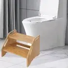 Toilet Potty Stool Double Layer Bedside Bed Steps for Adults Kids Elderly