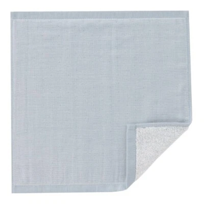 MUJI towel handkerchief hand towel saxe blue 25X25cm 100% organic cotton